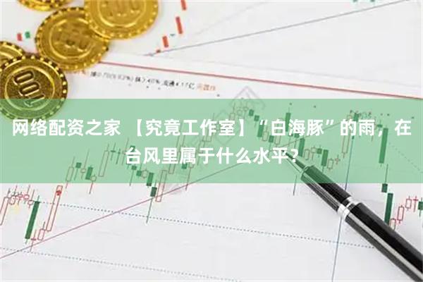 网络配资之家 【究竟工作室】“白海豚”的雨，在台风里属于什么水平？